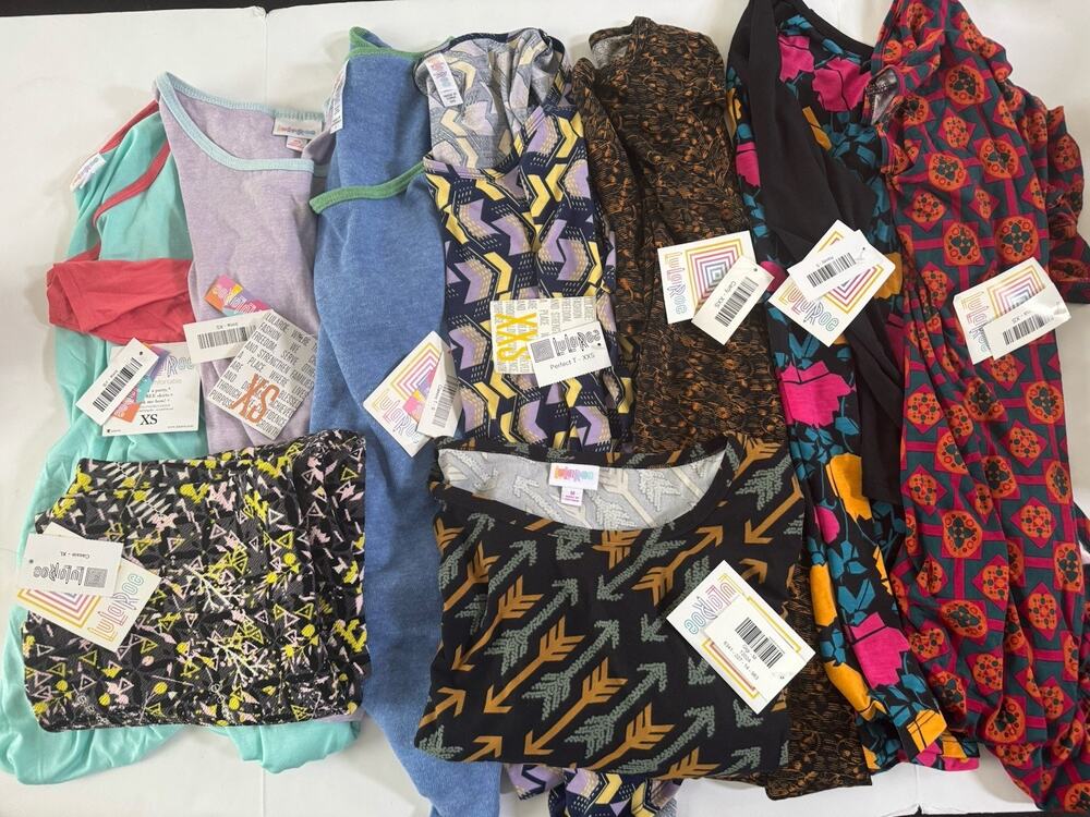 NWT LuLaRoe Mixed LOT Of 9 Classic Randy Irma Cassie Carly Perfect T #LOT38